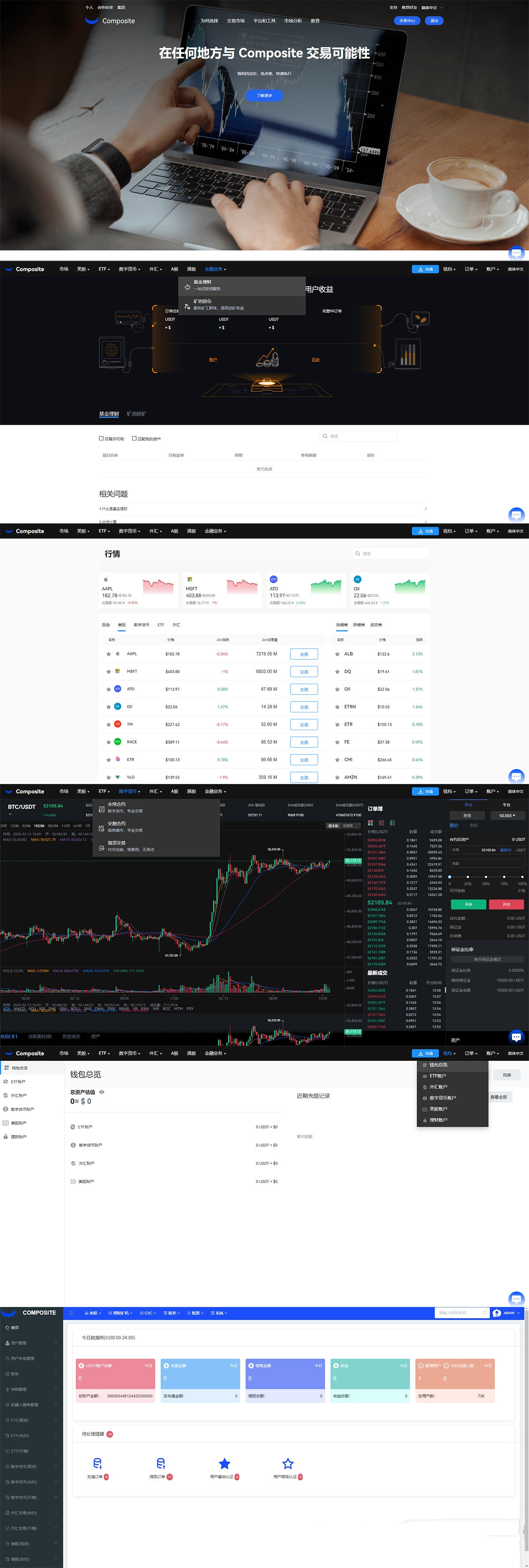 java交易所系统源码/区块链源码/股票外汇/加密货币/交易所源码/全开源 页面截图 5 java交易所系统源码/区块链源码/股票外汇/加密货币/交易所源码/全开源 页面截图