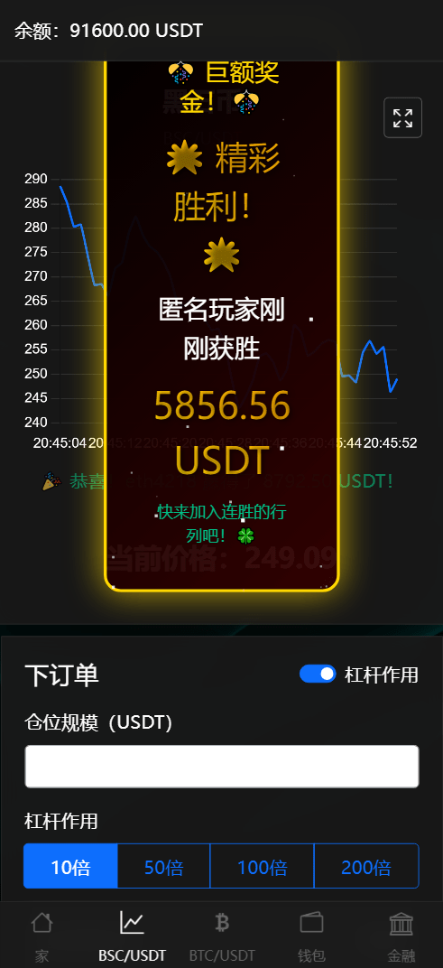 BitTong虚拟货币微交易系统源码 | 支持现货杠杆交易+K线控制+用户输赢管理+代理体系