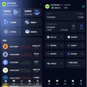新版海外微盘系统/多语言微交易/虚拟币秒合约/时间盘 页面截图