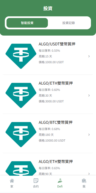 多语言交易所系统/跟单交易/量化交易/Defi投资系统 页面截图 7 多语言交易所系统/跟单交易/量化交易/Defi投资系统 页面截图
