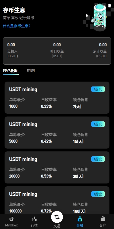 多语言仿okx欧意交易所系统/币币合约秒合约/锁仓挖矿/申购 页面截图 16 多语言仿okx欧意交易所系统/币币合约秒合约/锁仓挖矿/申购 页面截图