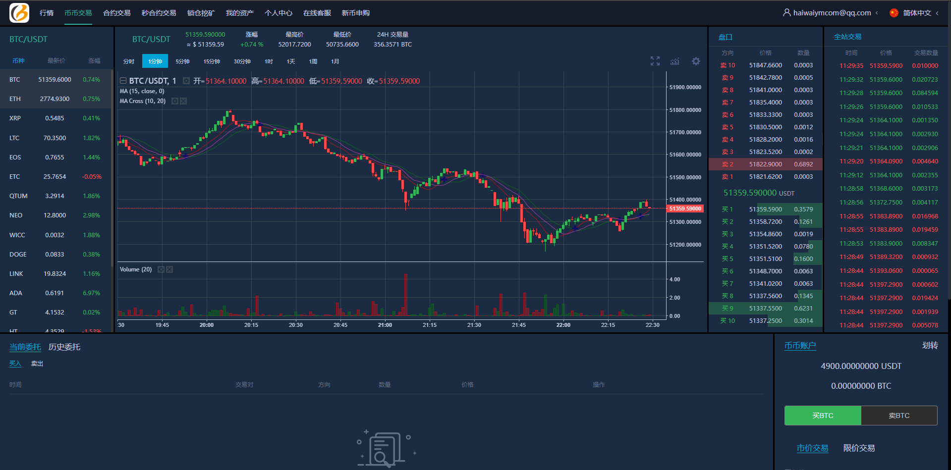 新UI多语言海外交易所/永续合约/秒合约/锁仓挖矿/前端uniapp 页面截图 18 新UI多语言海外交易所/永续合约/秒合约/锁仓挖矿/前端uniapp 页面截图