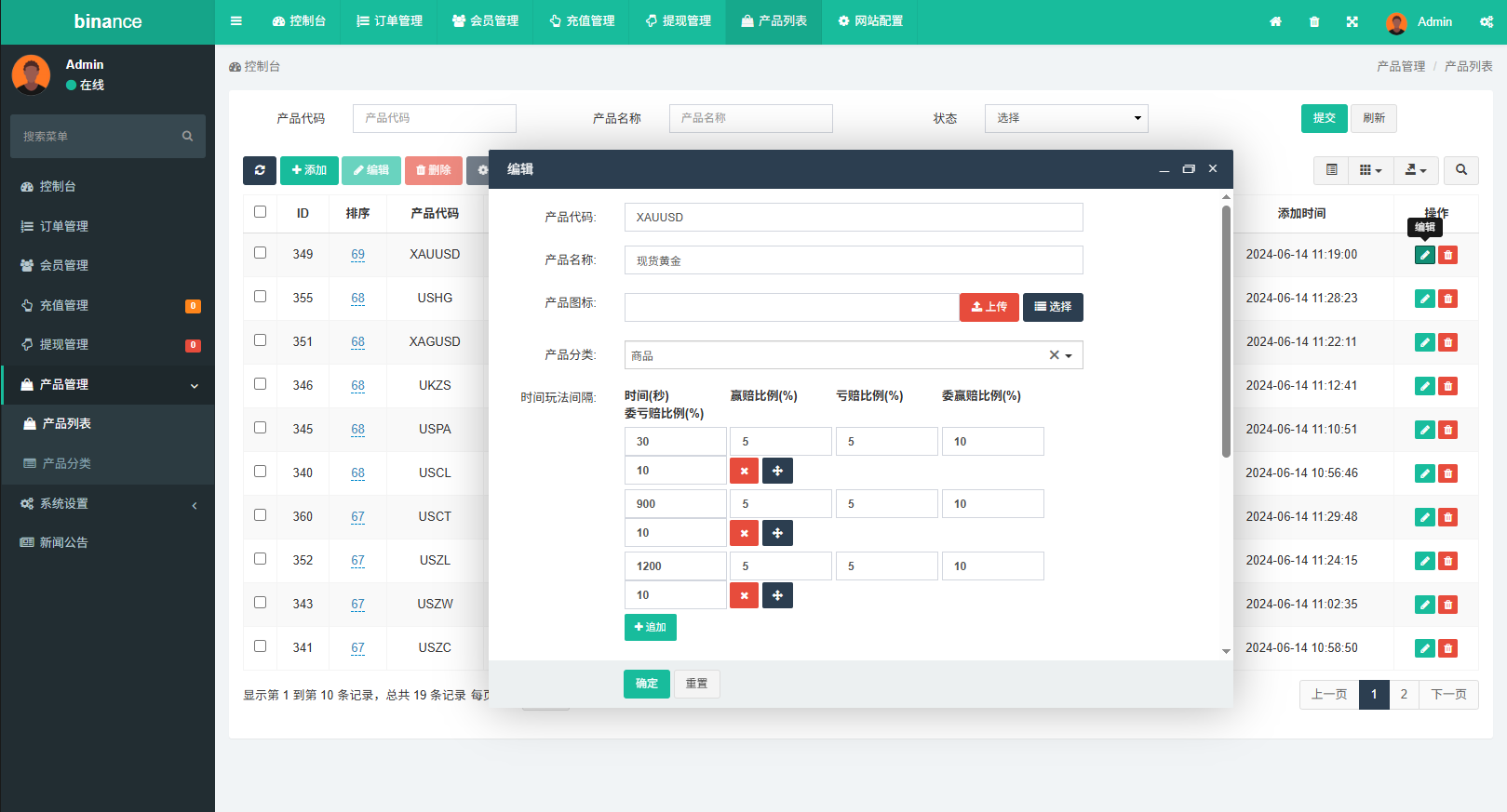 多语言仿币安微盘系统/期货时间盘/实名认证/信用分 页面截图 17 多语言仿币安微盘系统/期货时间盘/实名认证/信用分 页面截图