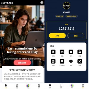 多语言eBay抢单刷单系统/40单任务快杀盘/连单卡单 页面截图