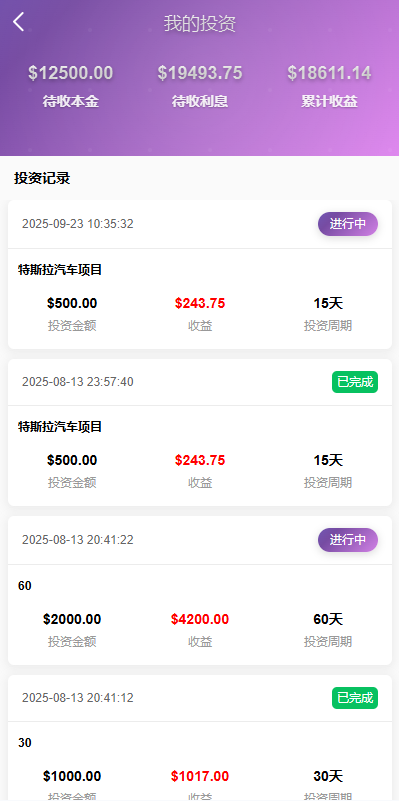 多语言投资理财系统/新能源投资返利/海外投资众筹系统 页面截图 7 多语言投资理财系统/新能源投资返利/海外投资众筹系统 页面截图