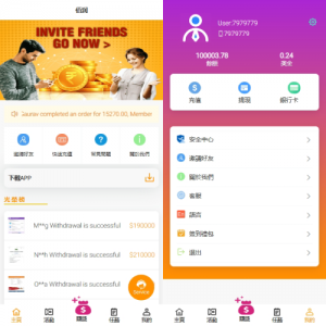 海外抢单刷单系统/手动派单/分组模式/余额宝/总代理/代理 页面截图