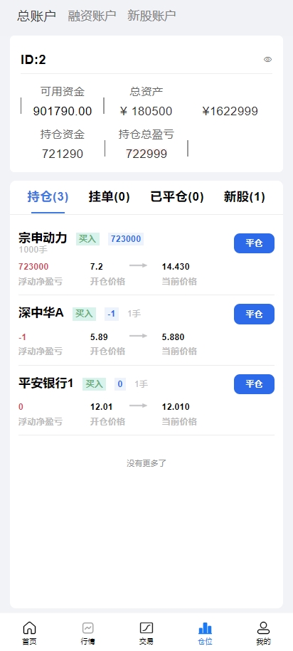 A股系统/Java股票系统/新股申购/大宗交易/股票交易系统 页面截图 10 A股系统/Java股票系统/新股申购/大宗交易/股票交易系统 页面截图