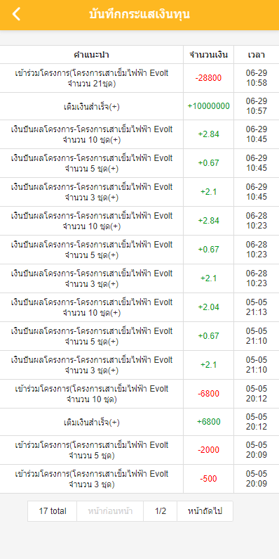 运营版泰语充电桩投资系统/泰国投资理财系统 页面截图 11 运营版泰语充电桩投资系统/泰国投资理财系统 页面截图