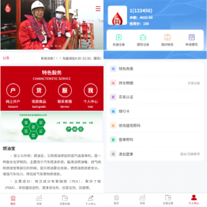 燃油宝微交易系统/能源时间盘/委买微盘/信用分/实名认证 页面截图