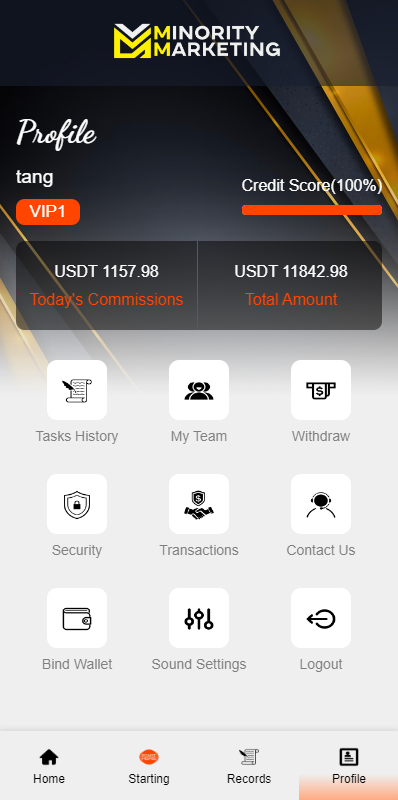海外抢单刷单系统/连单系统/VUE3开发 页面截图 6 海外抢单刷单系统/连单系统/VUE3开发 页面截图