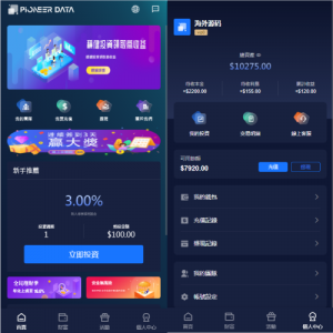 新版UI海外投资理财系统/多语言投资源码/投资众筹系统 页面截图
