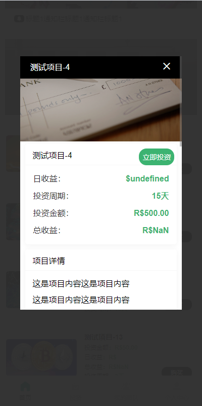 海外多语言投资理财系统/投资认购系统/前端vue 页面截图 5 海外多语言投资理财系统/投资认购系统/前端vue 页面截图