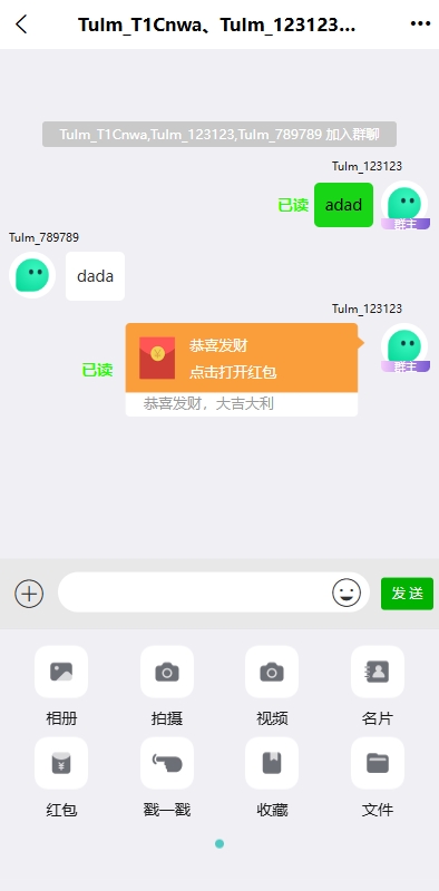 新版即时通讯系统/H5/电脑/APP/IM聊天交友系统 页面截图 5 新版即时通讯系统/H5/电脑/APP/IM聊天交友系统 页面截图
