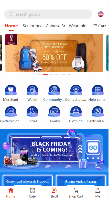 多语言海外商城系统/多商户跨境电商/前端uniapp/vue外贸商城 页面截图 5 多语言海外商城系统/多商户跨境电商/前端uniapp/vue外贸商城 页面截图