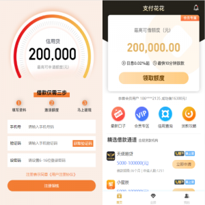 小额贷款超市/贷超贷款超市源码/贷款推广系统 页面截图
