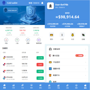 海外DAPP交易所/虚拟币/指数/外汇/理财/贷款 页面截图
