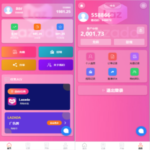 海外Lazada抢单刷单系统/金额打针/连单卡单/重置订单 页面截图