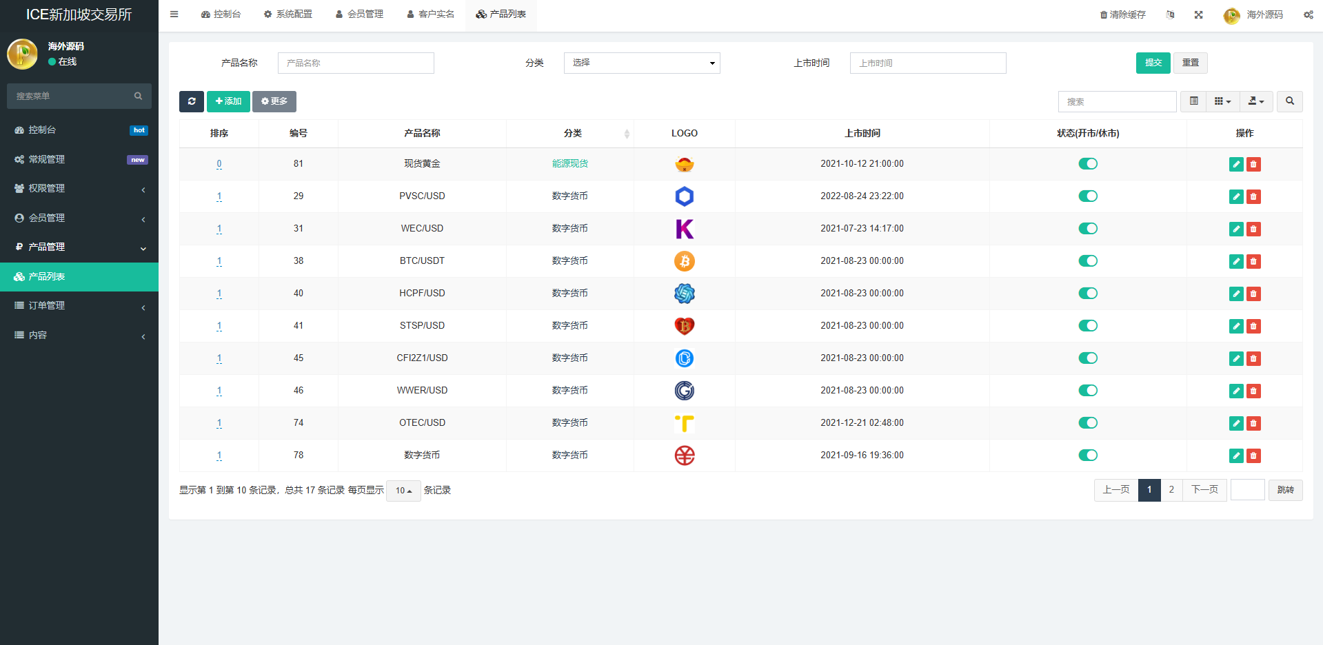 海外微交易系统/虚拟币黄金期货微盘/多语言秒合约微盘 页面截图 17 海外微交易系统/虚拟币黄金期货微盘/多语言秒合约微盘 页面截图