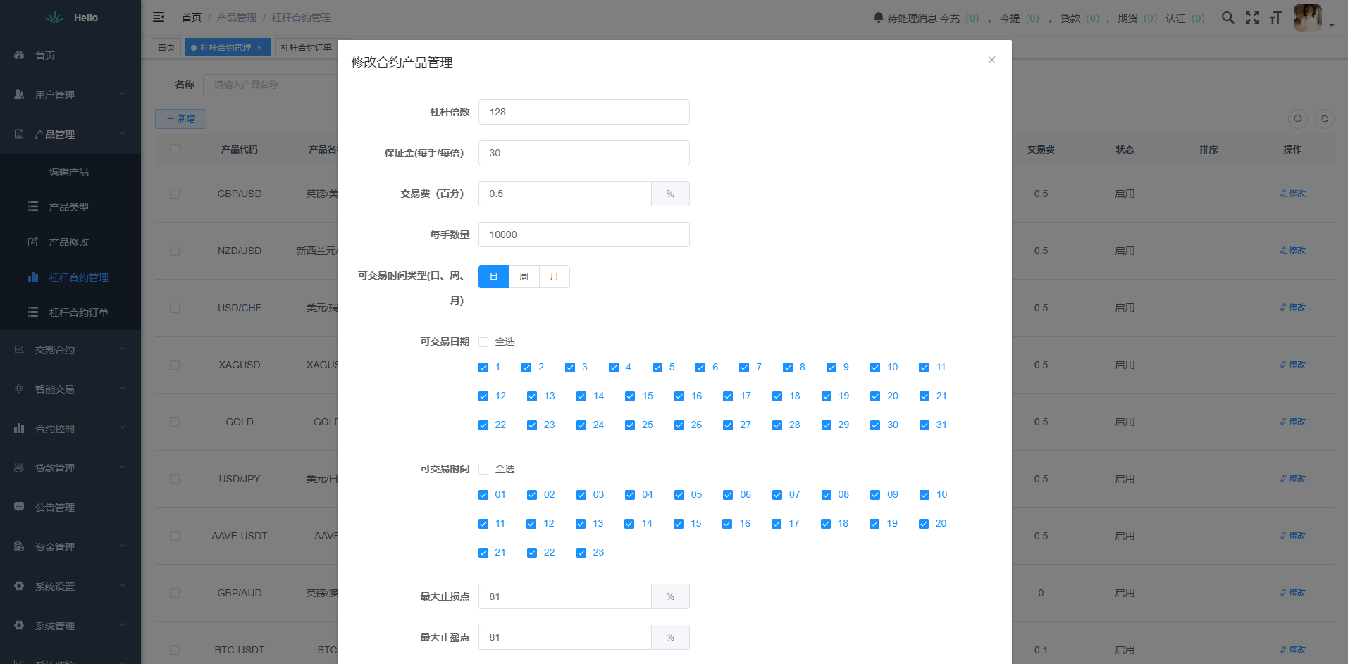 海外DAPP交易所系统/交割合约/永续合约/K线控制/模拟账户