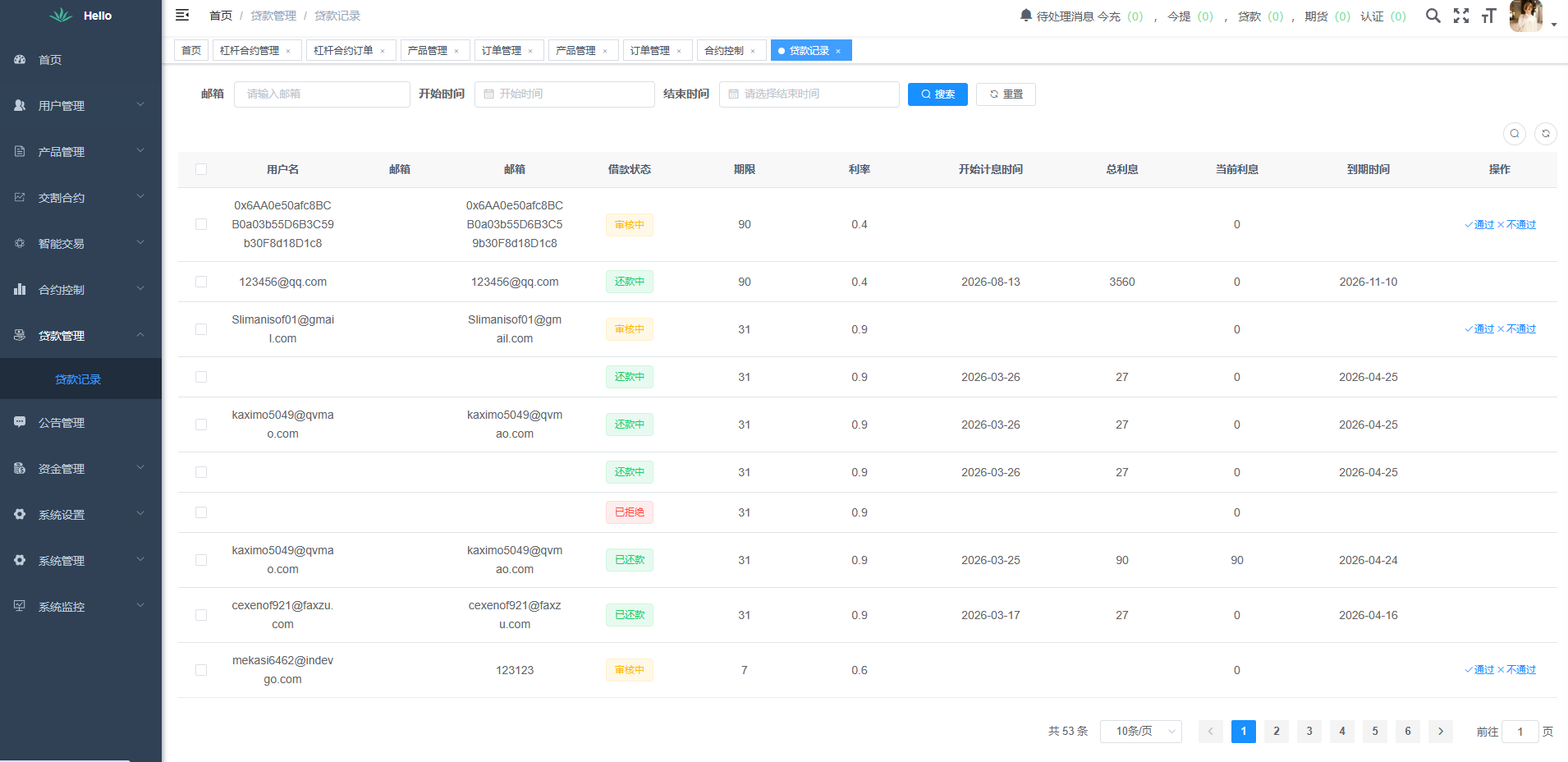 海外DAPP交易所系统/交割合约/永续合约/K线控制/模拟账户