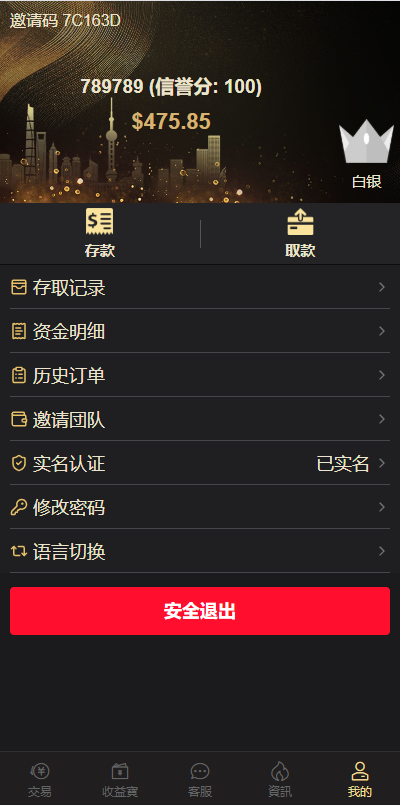 海外黄金秒合约交易/黄金时间盘/黄金微盘投资交易